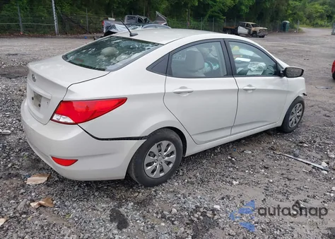 2016 Hyundai Accent Se z USA, uszkodzony, nr VIN KMHCT4AE9GU995267